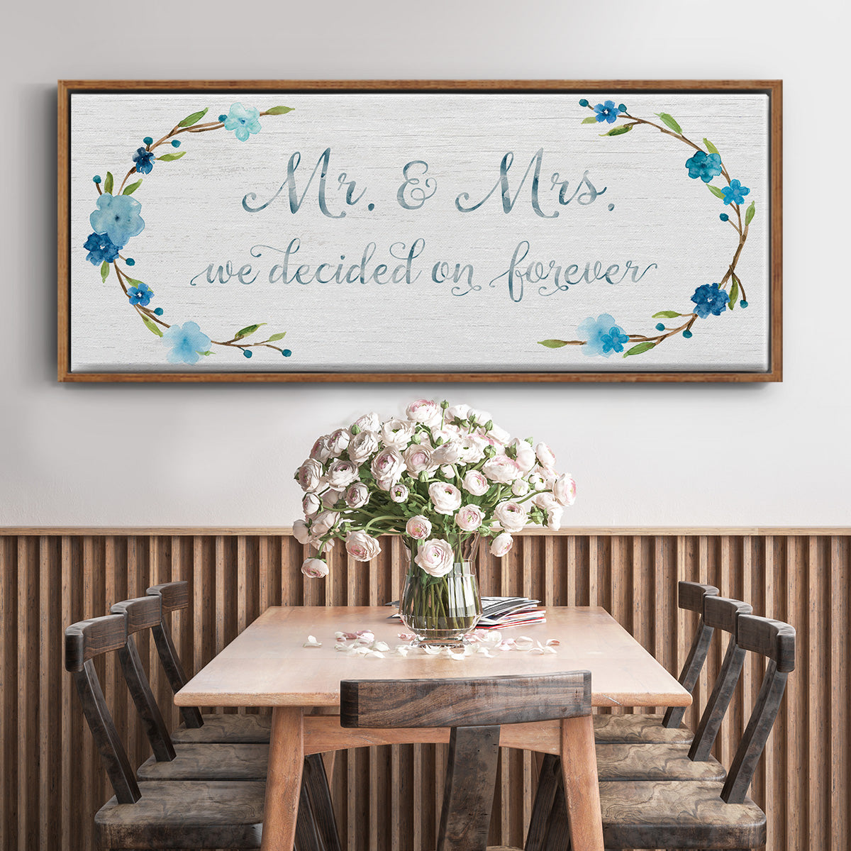 Forever - Floater Framed Canvas Print