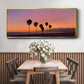 Sunset of Santa Monica - Floater Framed Canvas Print