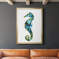 Seahorse - Modern Framed Canvas Print