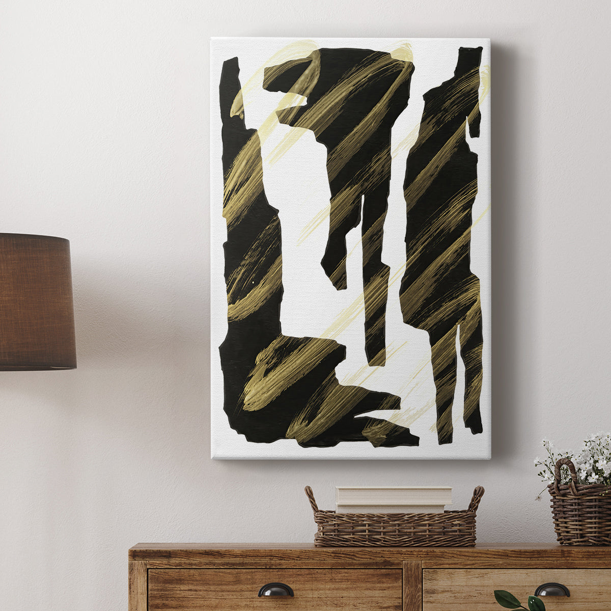 Onyx Obelisks III - Canvas Art Print