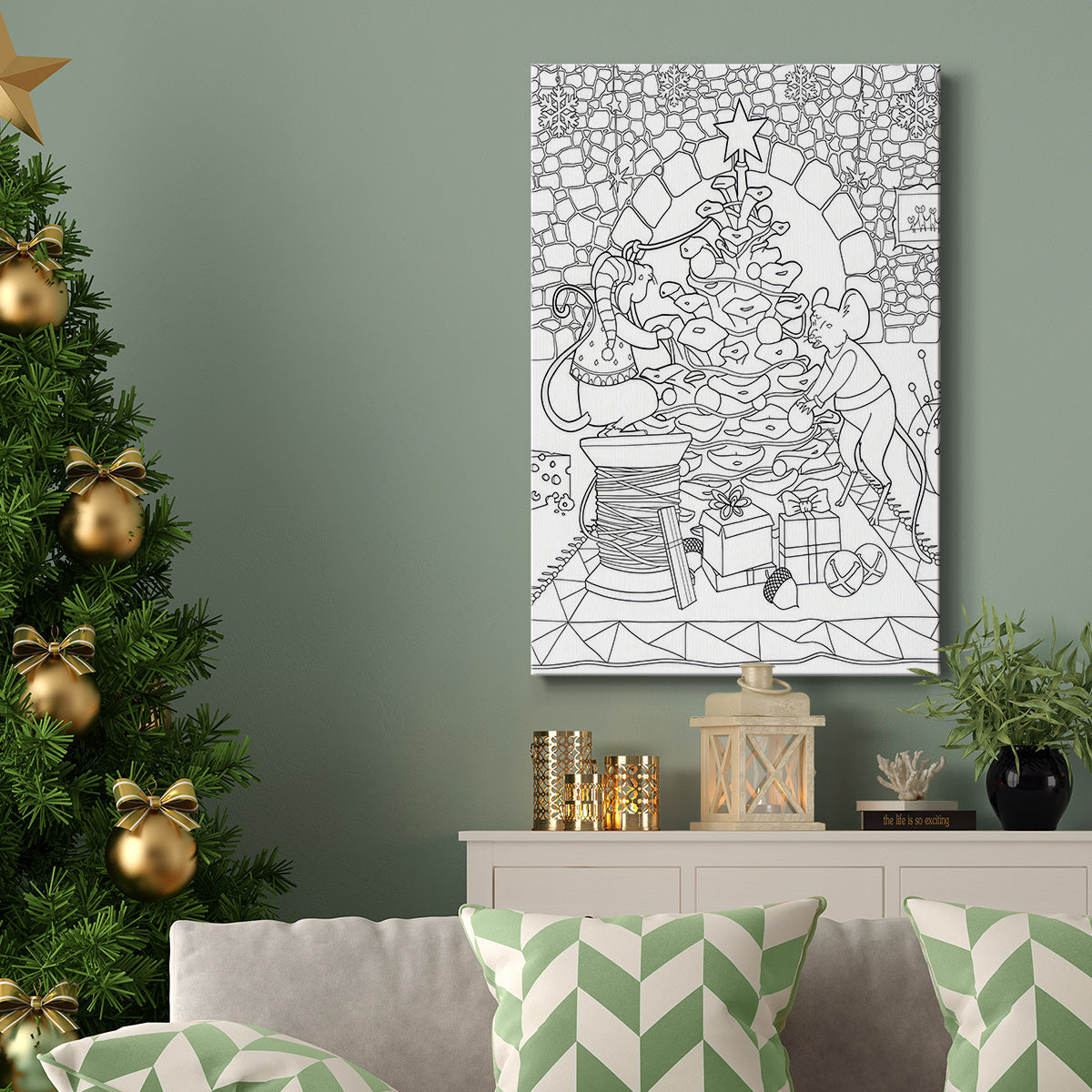 Creatures Stirring - Gallery Wrapped Canvas