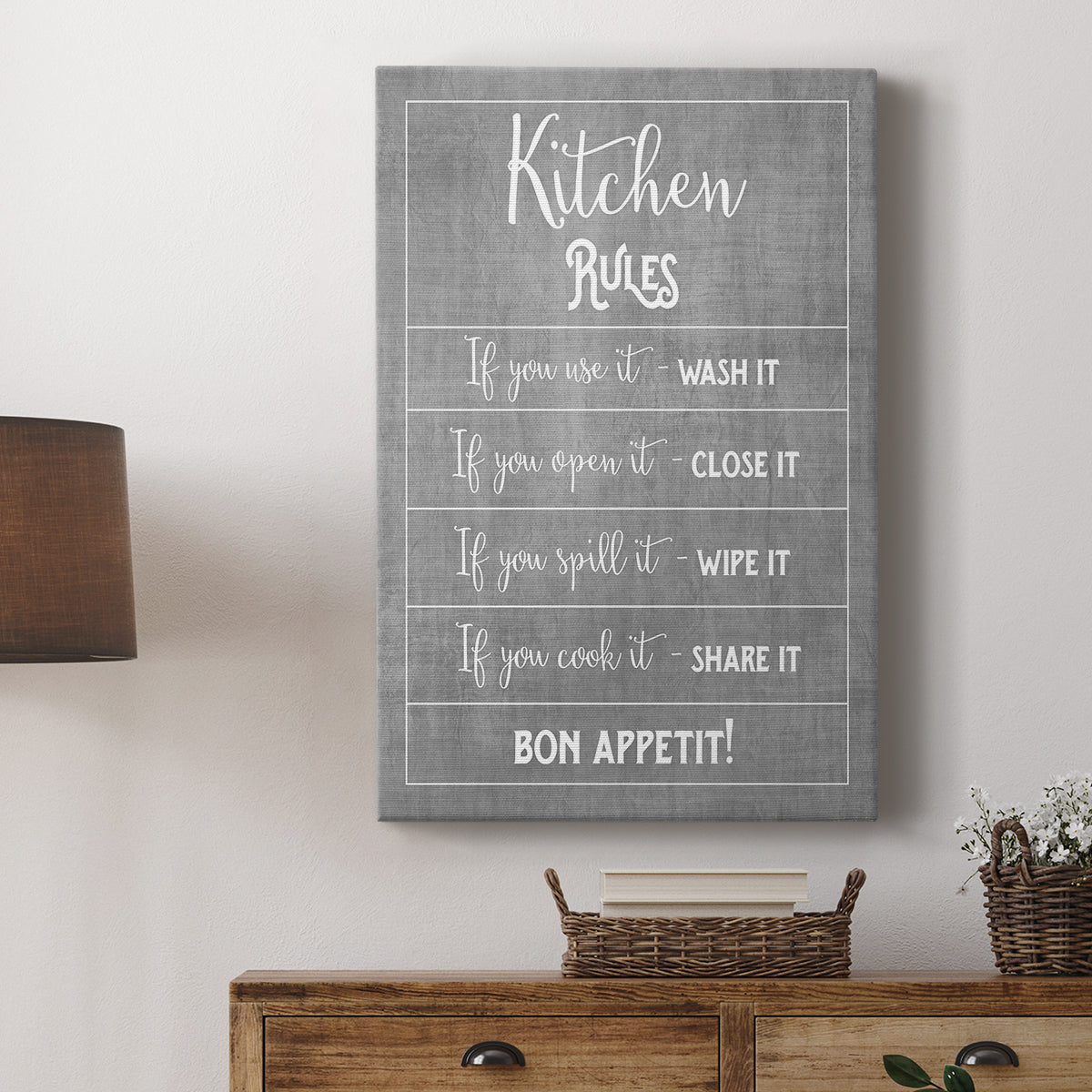 Bon Appetit - Canvas Art Print