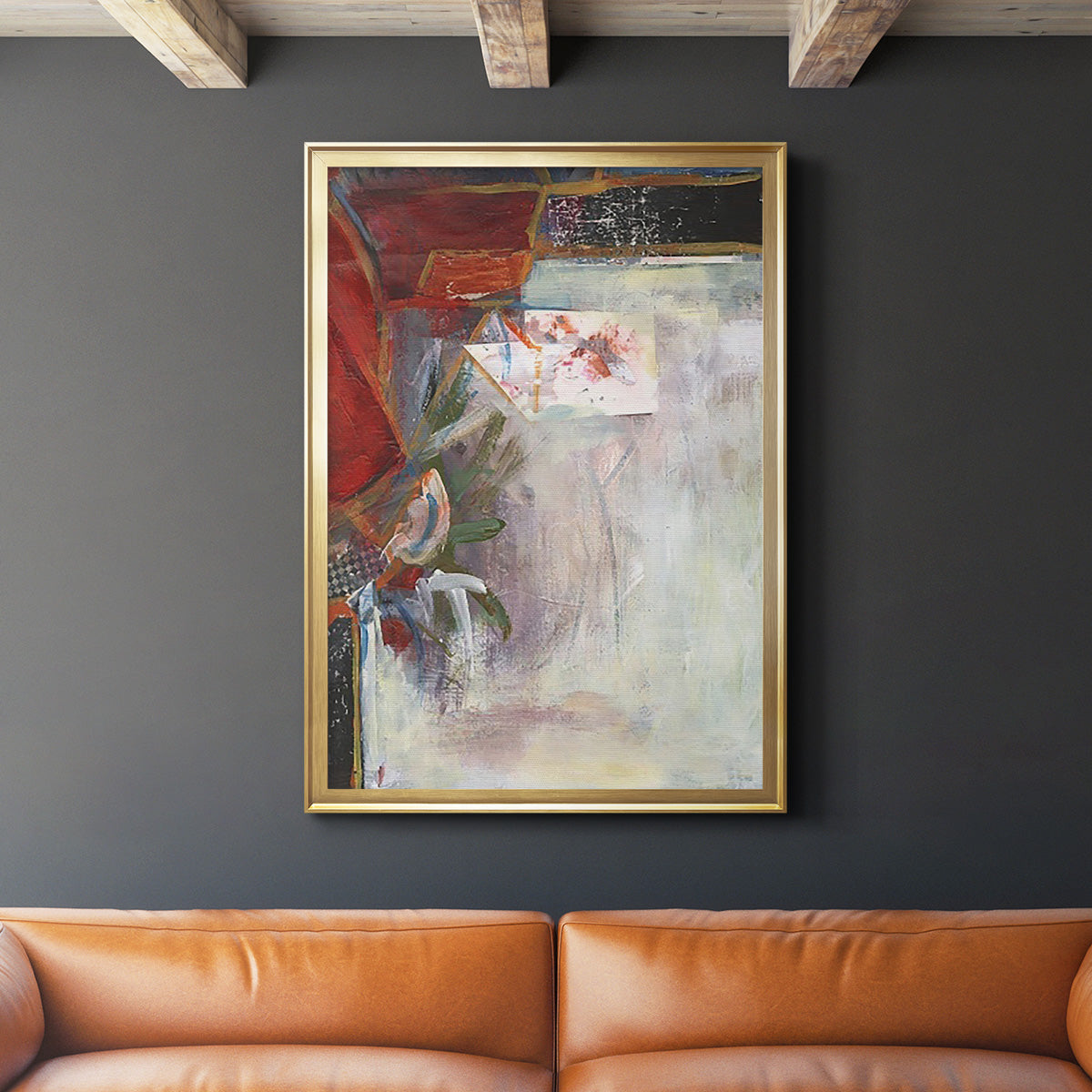 City Life III - Modern Framed Canvas Print