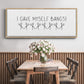 I Gave Myself Bangs! - Floater Framed Canvas Print