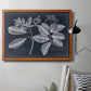 Foliage on Navy IV Premium Framed Canvas- Ready to Hang