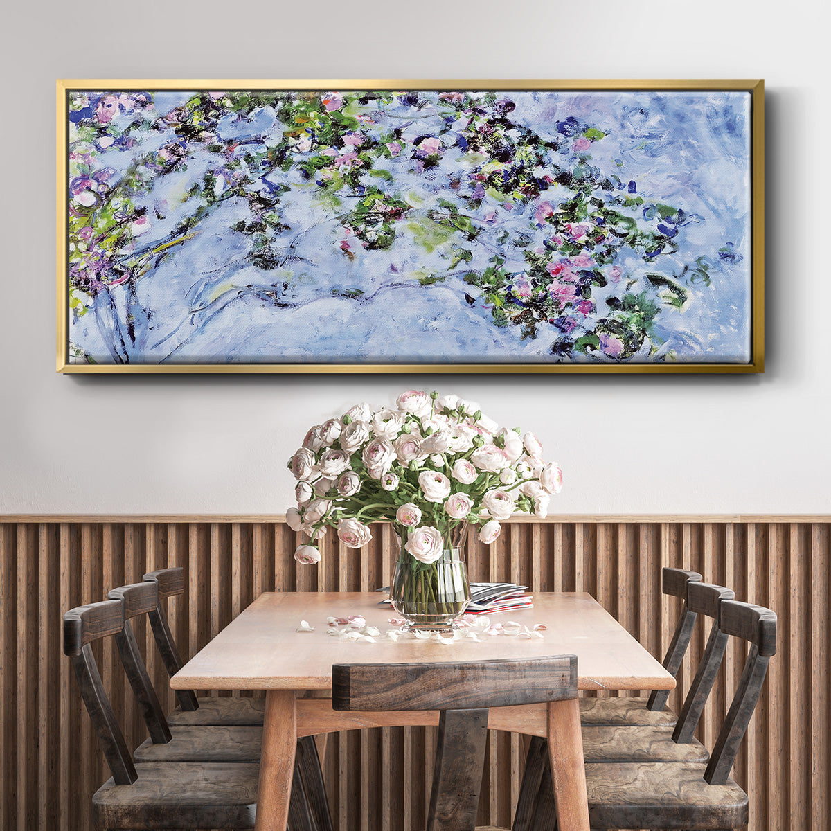 The Rose Bush, 1925 - Floater Framed Canvas Print