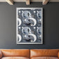 Celestial Love Collection E - Modern Framed Canvas Print