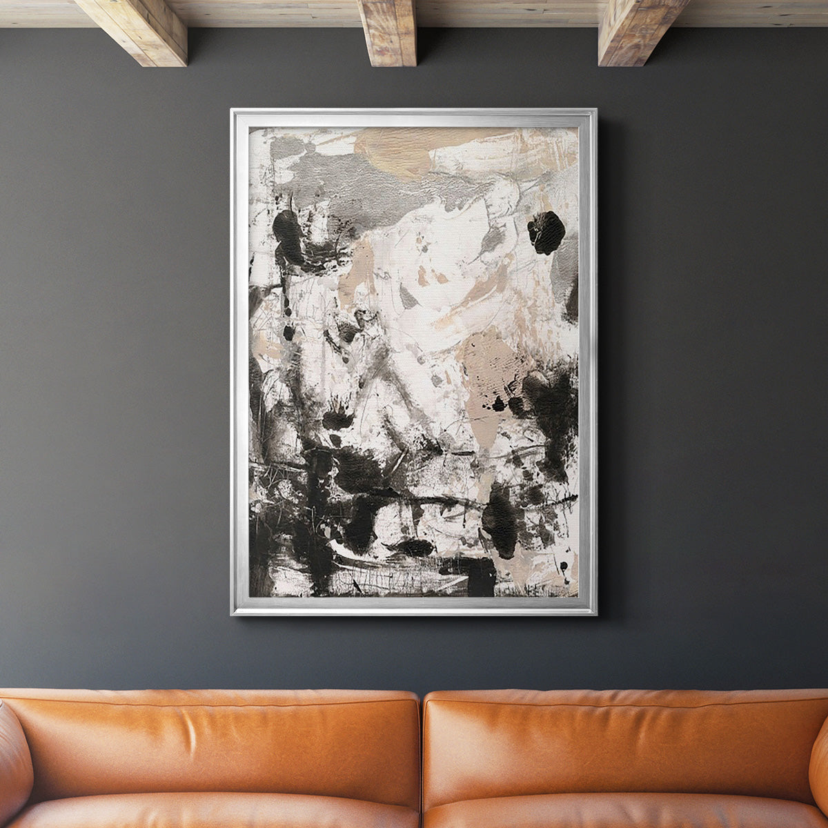 Disarray I - Modern Framed Canvas Print