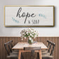 Hope & Soap - Floater Framed Canvas Print