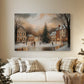 Warm Lantern Eve Green - Canvas Art Print