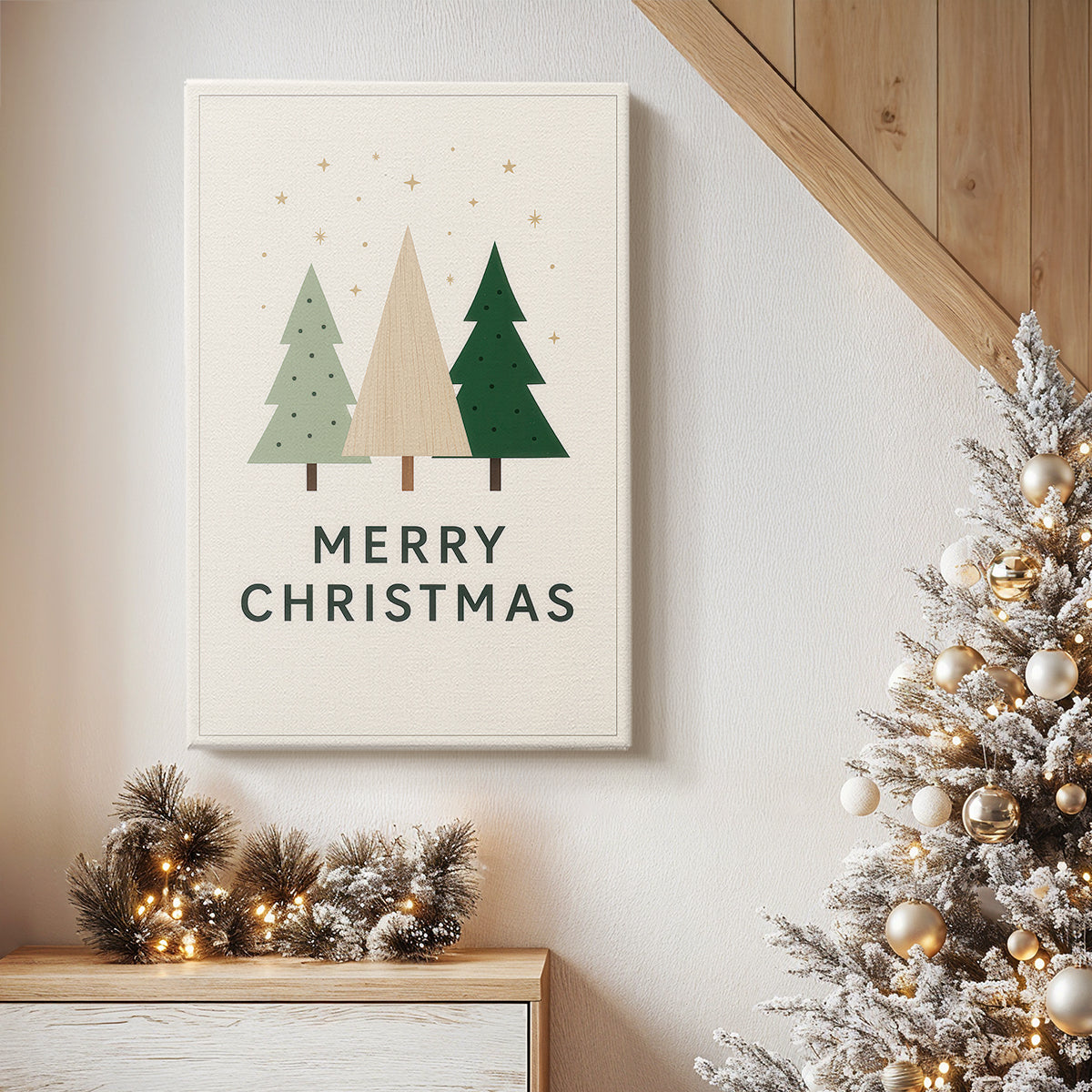 Silver Serenade of Bells - Canvas Art Print