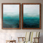 Drifting Sea I - Premium Framed Canvas 2 Piece Set - Ready to Hang