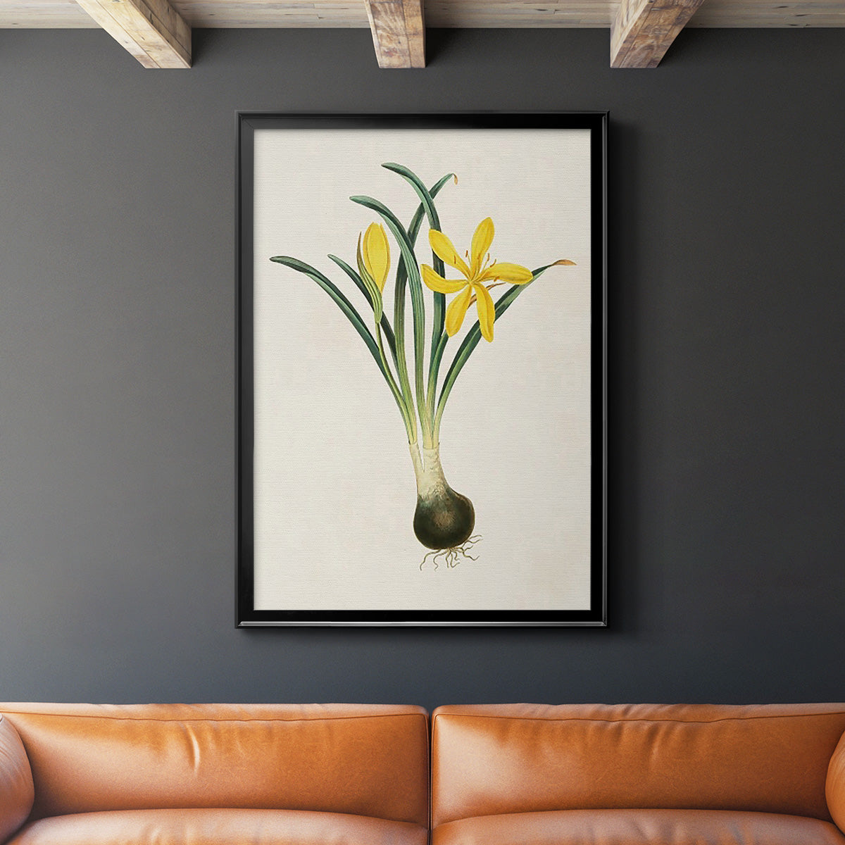 Flowers of the Seasons VI - Modern Framed Canvas Print