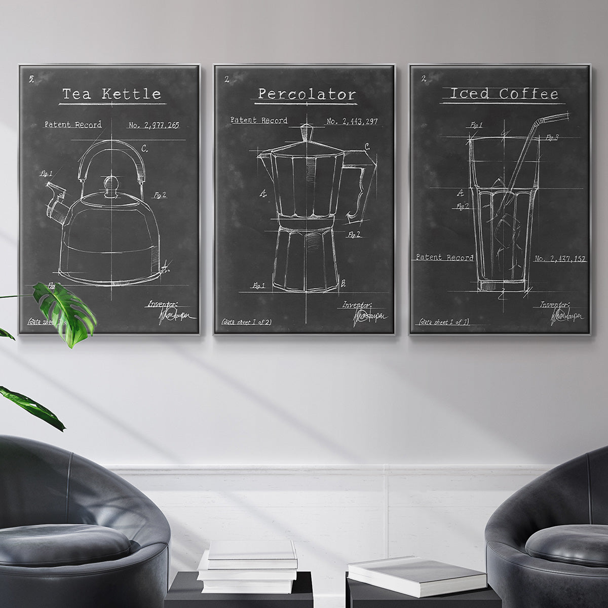 Morning Routine IV - Floater Framed Canvas Set