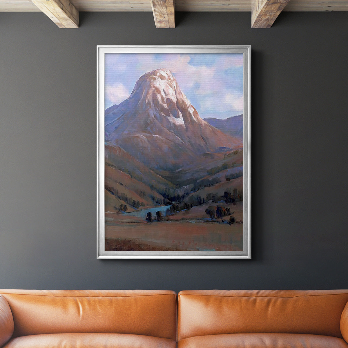 Epic I - Modern Framed Canvas Print