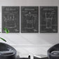 Morning Routine IV - Floater Framed Canvas Set