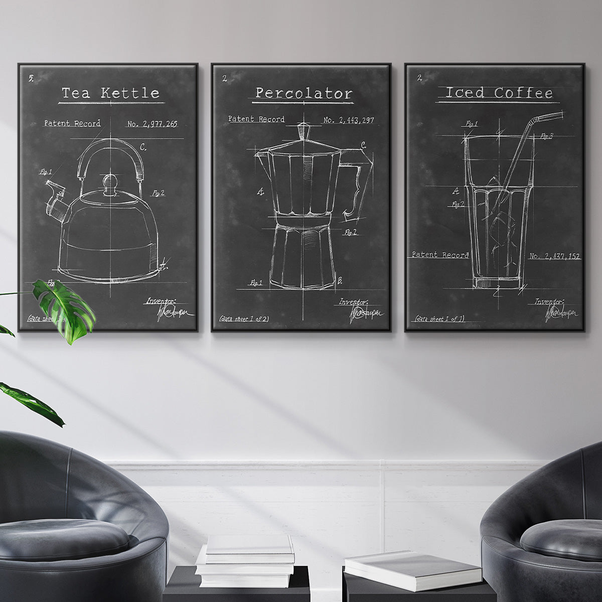 Morning Routine IV - Floater Framed Canvas Set