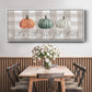 Gather With Grateful Hearts - Floater Framed Canvas Print