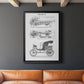 Industrial Motorcar - Modern Framed Canvas Print