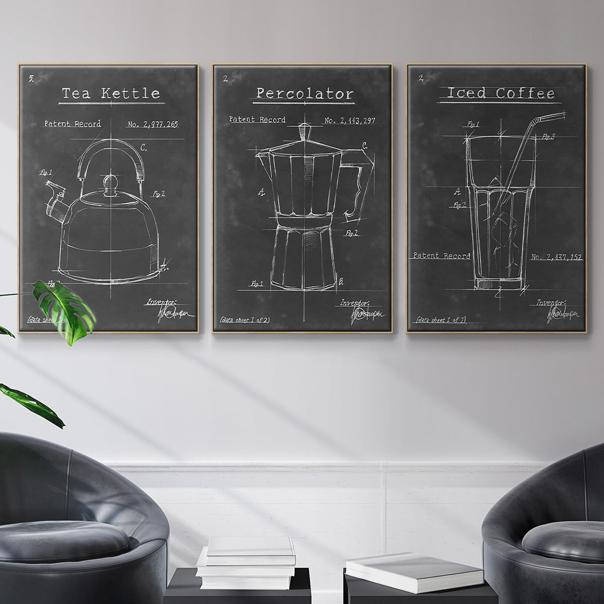 Morning Routine IV - Floater Framed Canvas Set