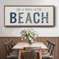 Beach Better - Floater Framed Canvas Print