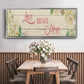 Love Grows Here - Floater Framed Canvas Print