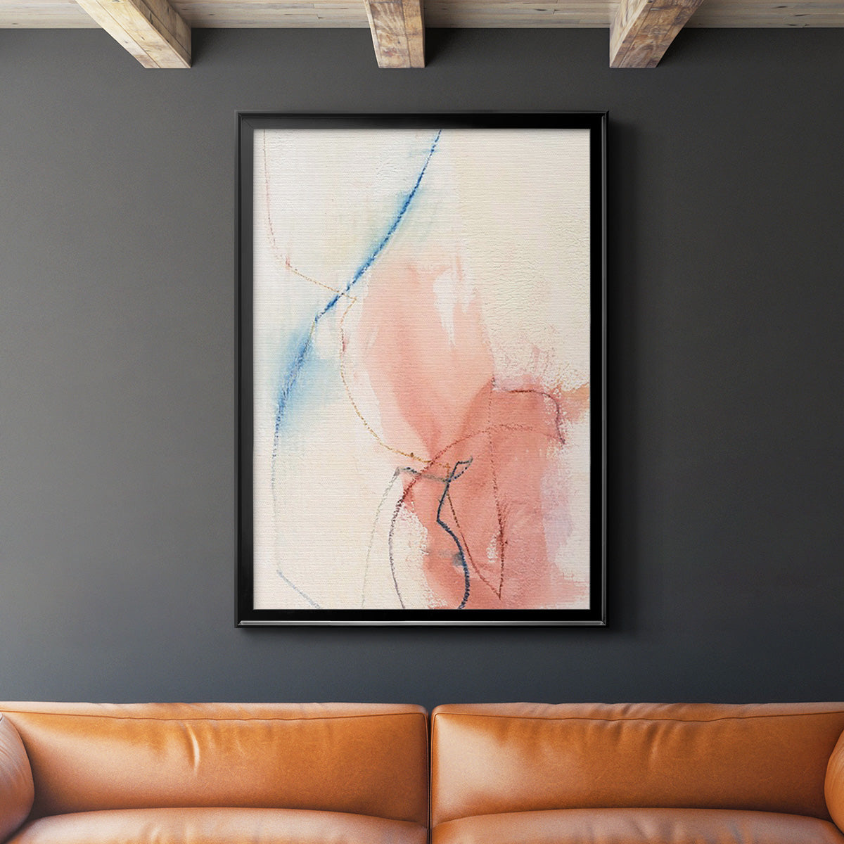 Barxan II - Modern Framed Canvas Print