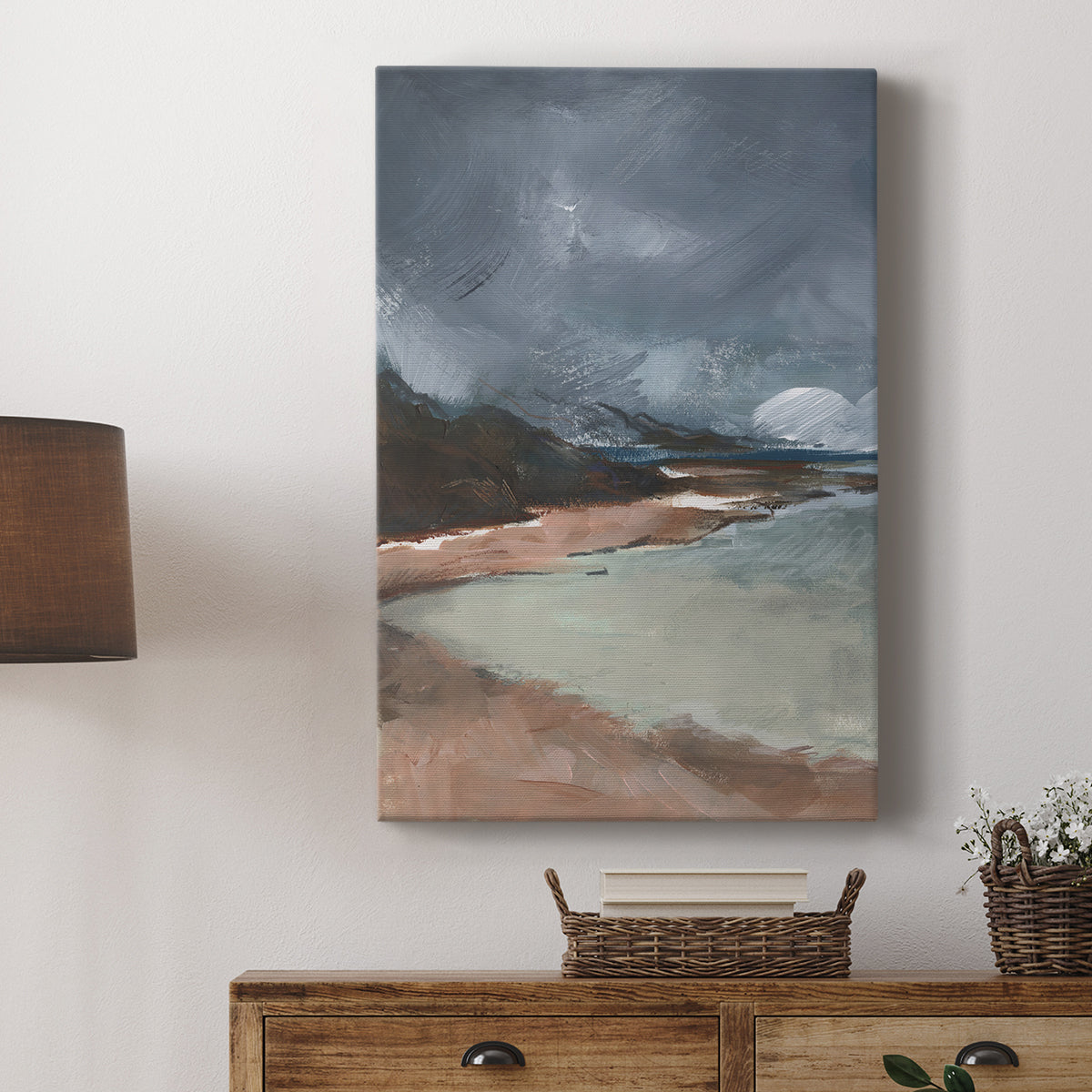 Sea Glass Storm II - Canvas Art Print
