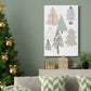 Christmas Tree Sketchbook Collection B - Gallery Wrapped Canvas