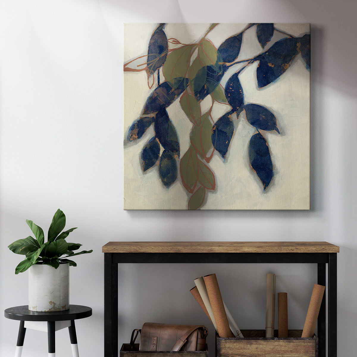 Entwined Leaves I - Canvas Art Print