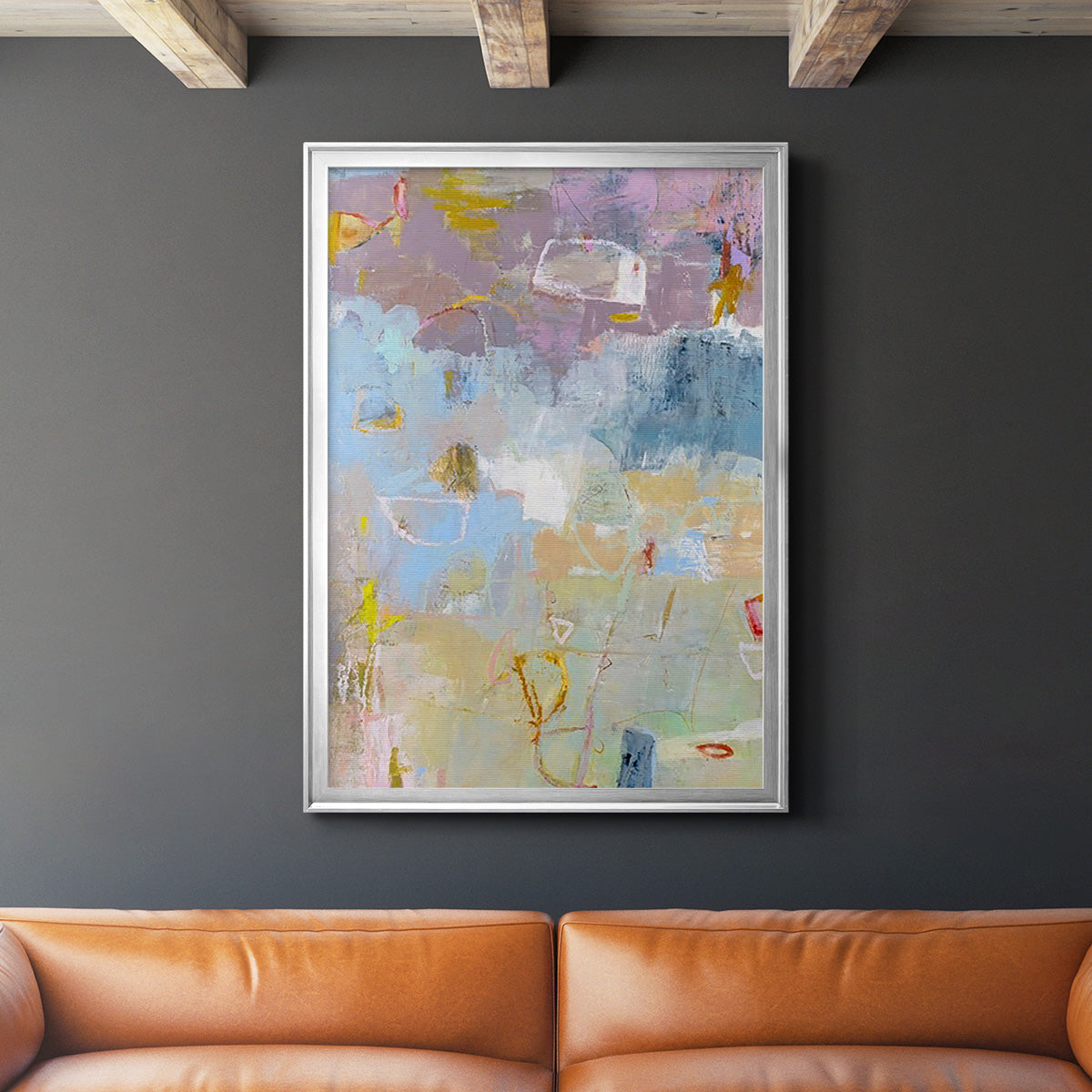 Whilst I - Modern Framed Canvas Print