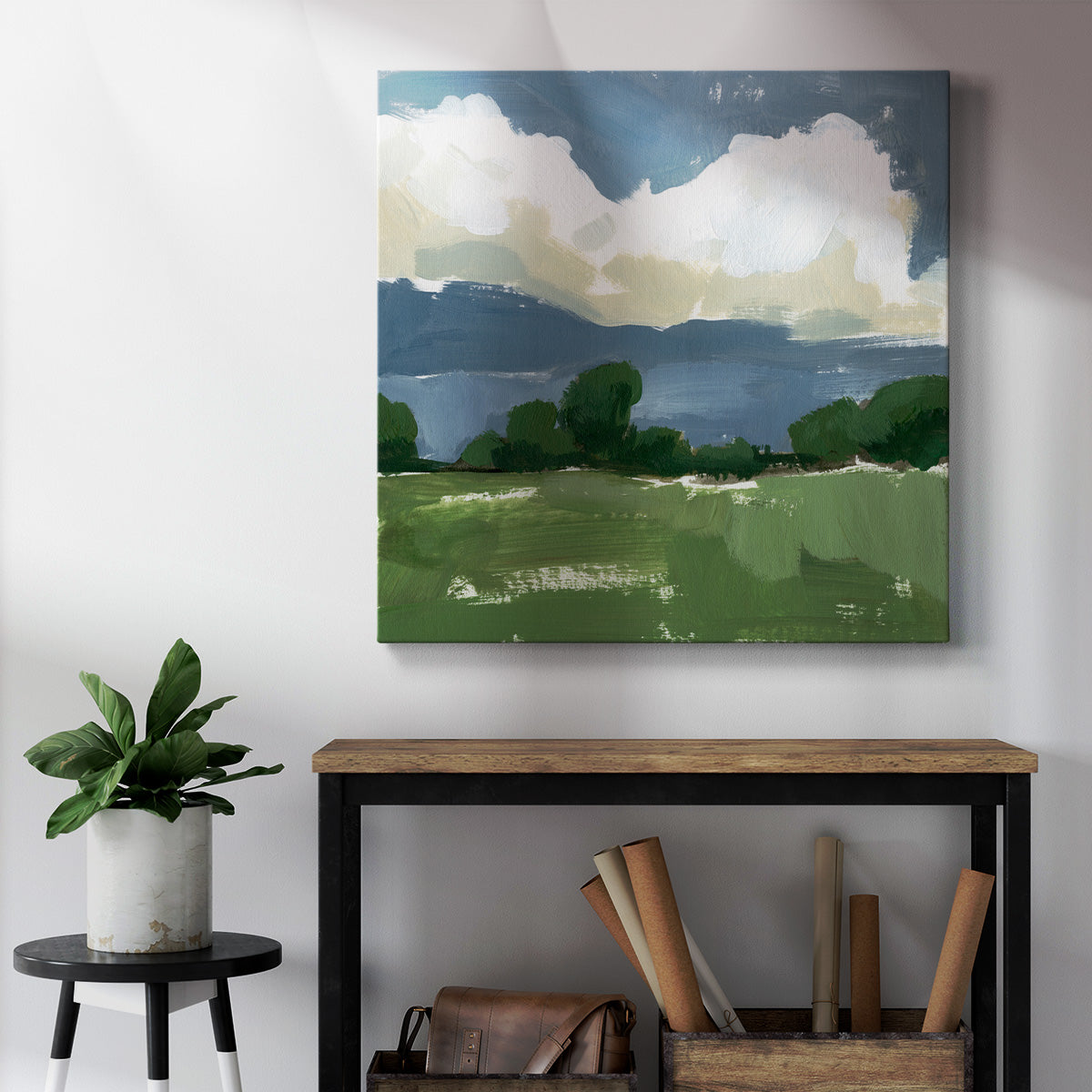 Spring Meadow Study II-Premium Gallery Wrapped Canvas - Ready to Hang