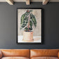Potted Houseplant I - Modern Framed Canvas Print