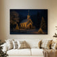 Eve of Soft Linen Candle - Canvas Art Print