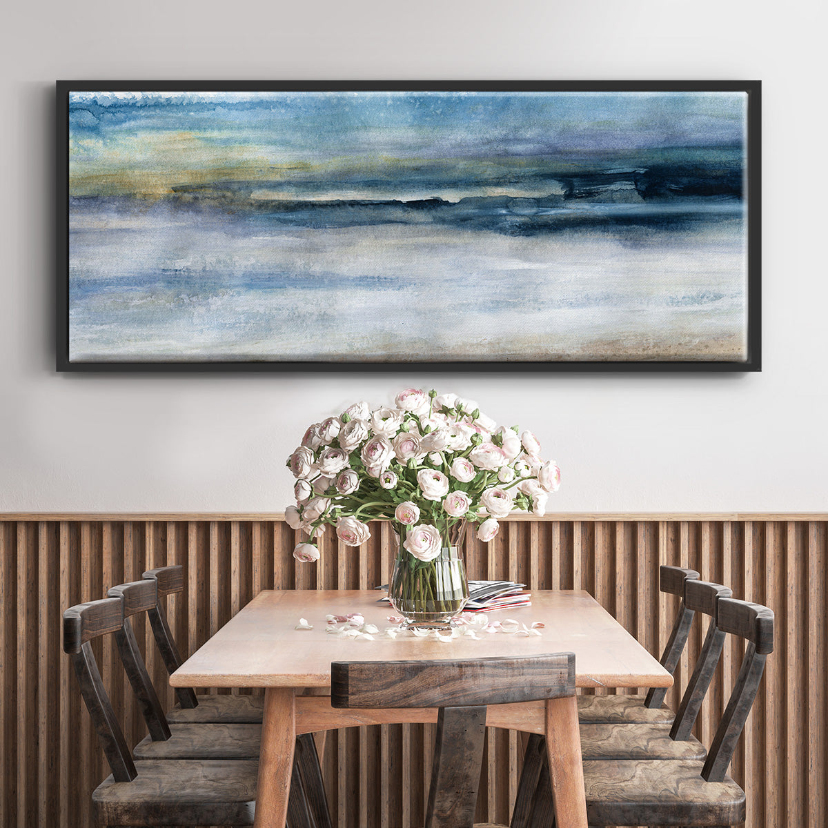 Wind and Water - Floater Framed Canvas Print
