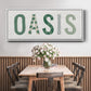 Oasis Cabana - Floater Framed Canvas Print