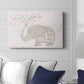 Floral Elephant - Canvas Art Print