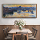 The Port of Dieppe, Evening, 1882 - Floater Framed Canvas Print