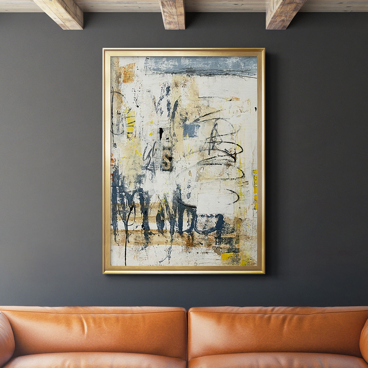 Urban Revival - Modern Framed Canvas Print