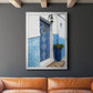 Morocco Door - Modern Framed Canvas Print