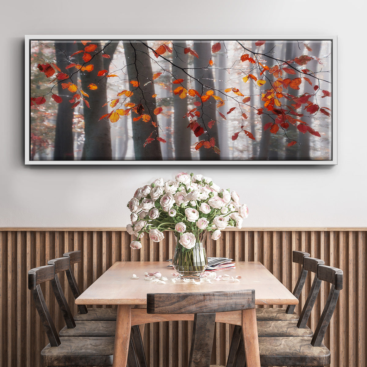 Falling Moments - Floater Framed Canvas Print
