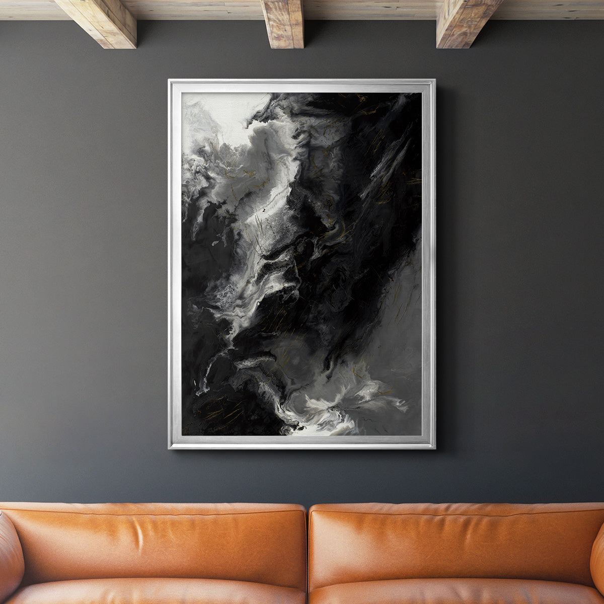 Changes - Modern Framed Canvas Print