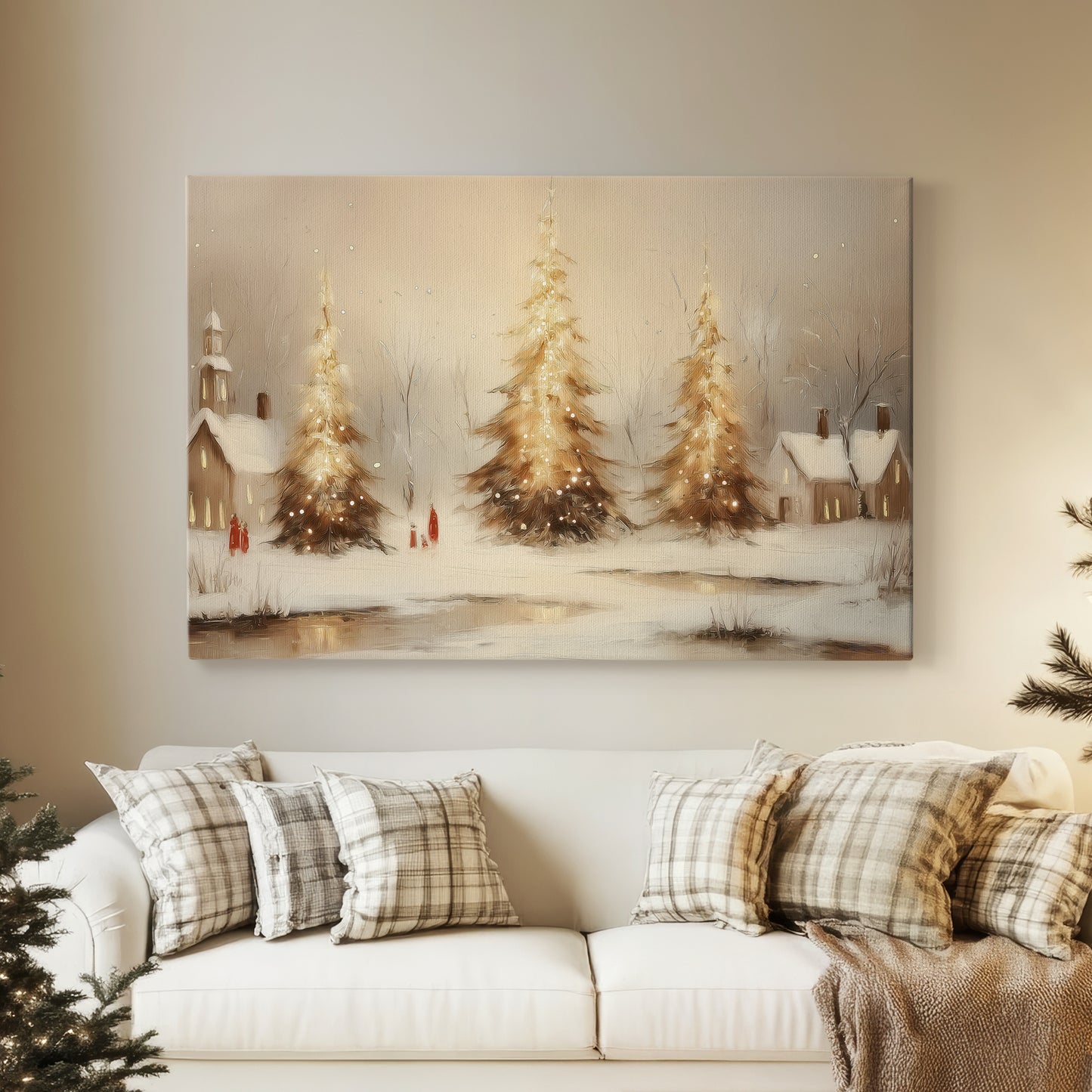 Gilded Dusk at Eve - Canvas Art Print