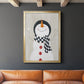 Festive Snowman II - Modern Framed Canvas Print