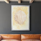 Salty Seashell II - Modern Framed Canvas Print