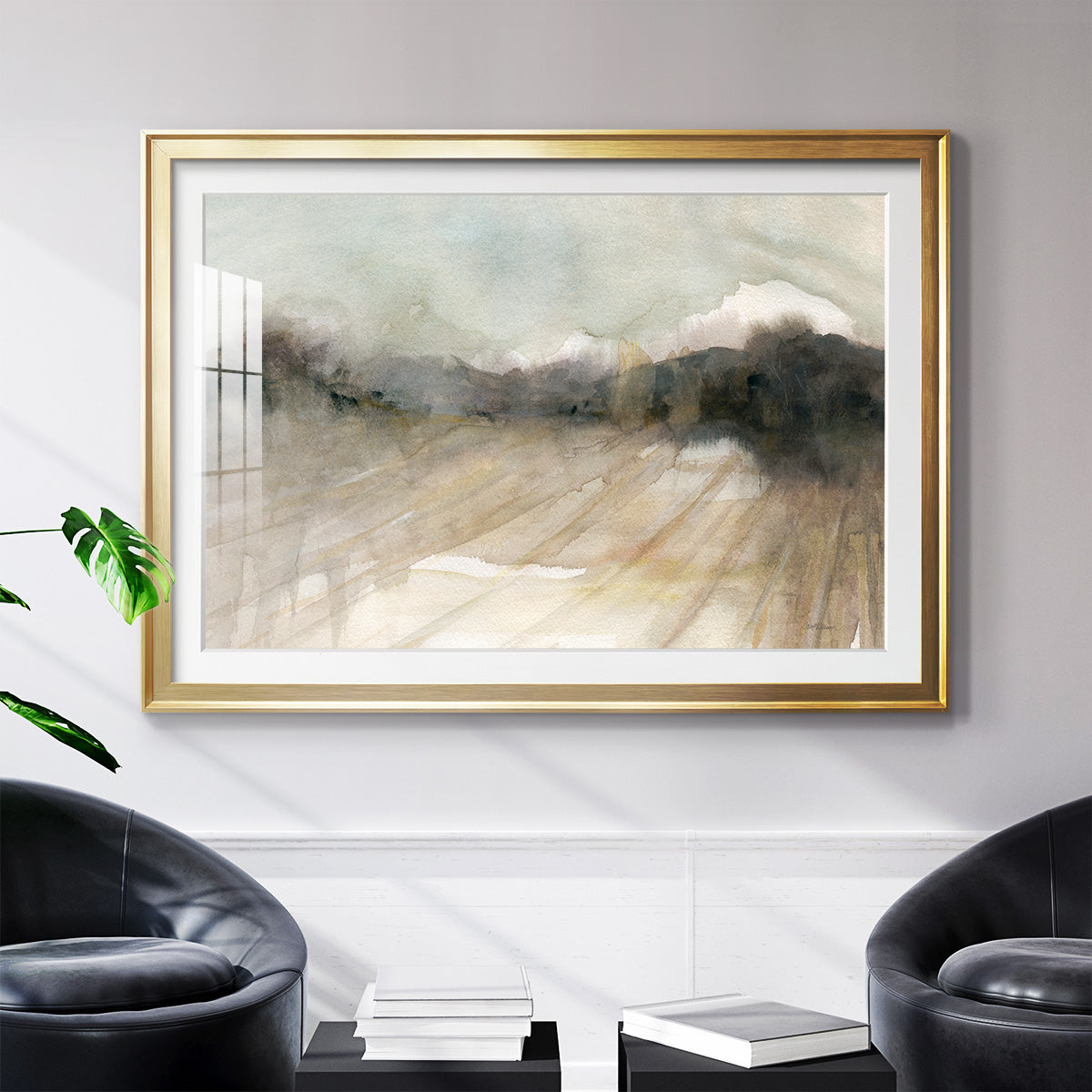 Abstract Field - Modern Framed Art Print