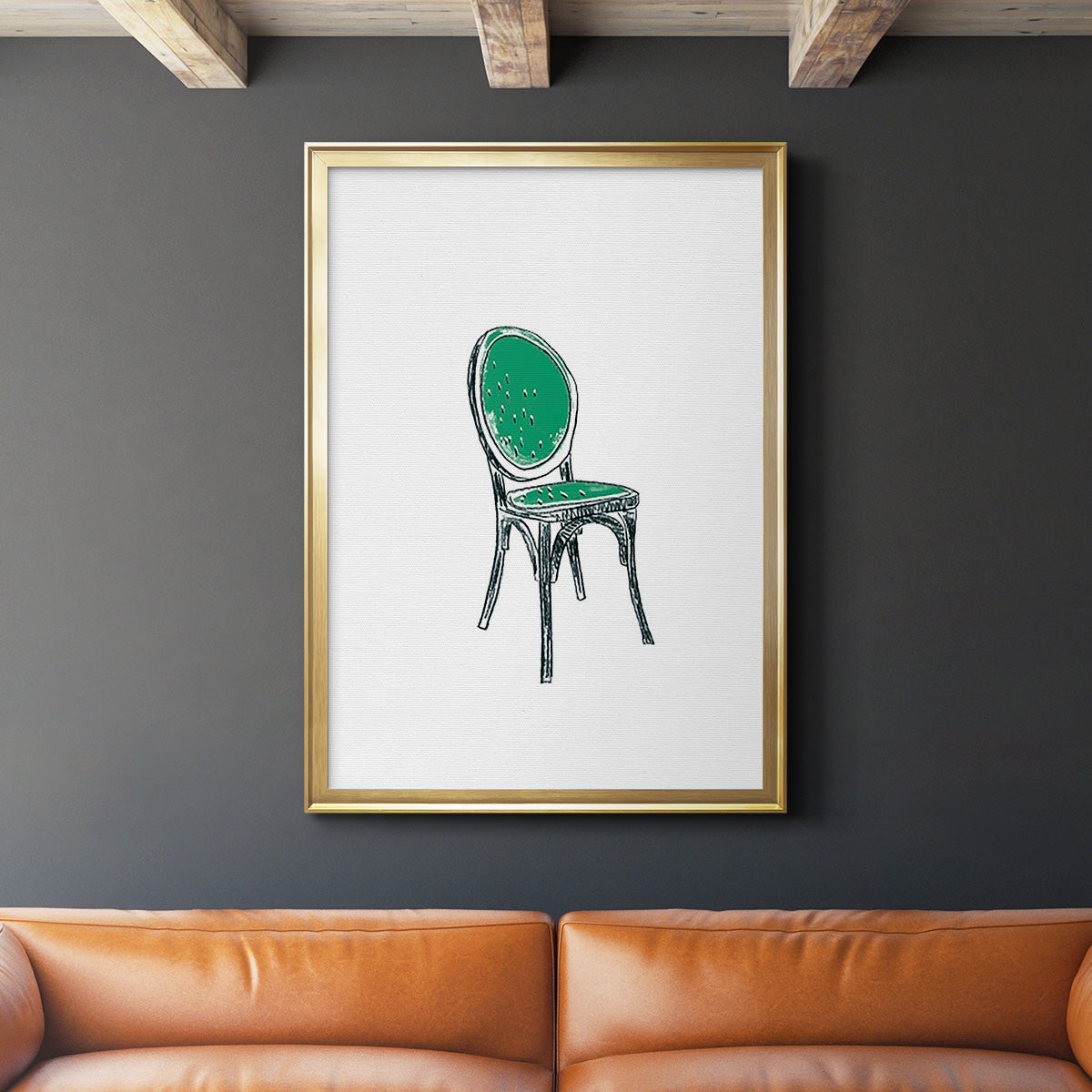 Take a Seat VIII - Modern Framed Canvas Print