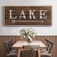To the Lake - Floater Framed Canvas Print