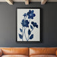 Indigo Bloom II - Modern Framed Canvas Print