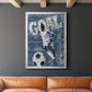 Goal Scorer - Modern Framed Canvas Print